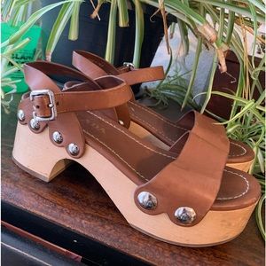 Prada platform sandals